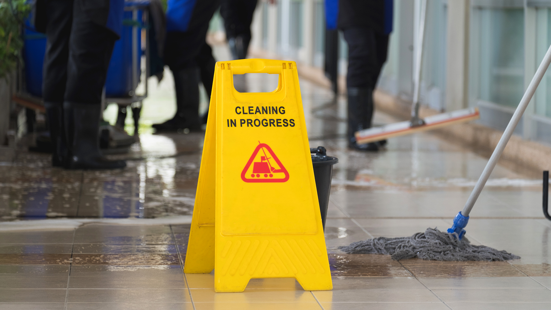 General precautions for cleaning staff after reported ill student or